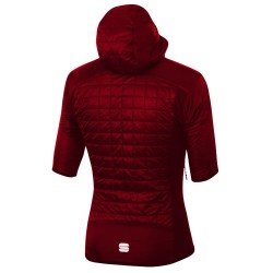 Куртка с коротким рукавом Sportful Rythmo Puffy красно-бордовая